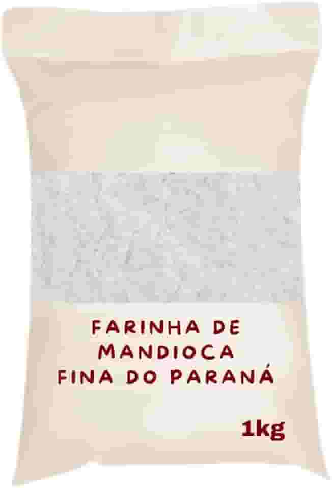 Farinha de Mandioca Fina do Paraná, Branca, 1kg