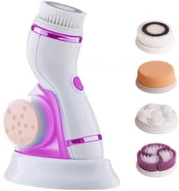 Limpeza Facial Massageadora Escova Elétrica 4 em 1
