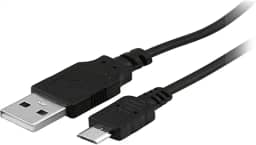 Cabo Micro USB V8 1,8 Metro Preto, 5+