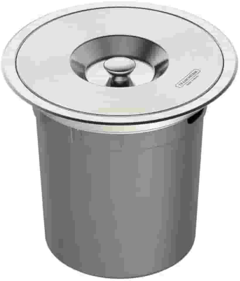 Lixeira de Embutir com 5 Litros, Tramontina, Inox