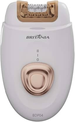 Depilador de Pelos Britânia 4 Acessórios BDP04 5W Branco e rose Bivolt