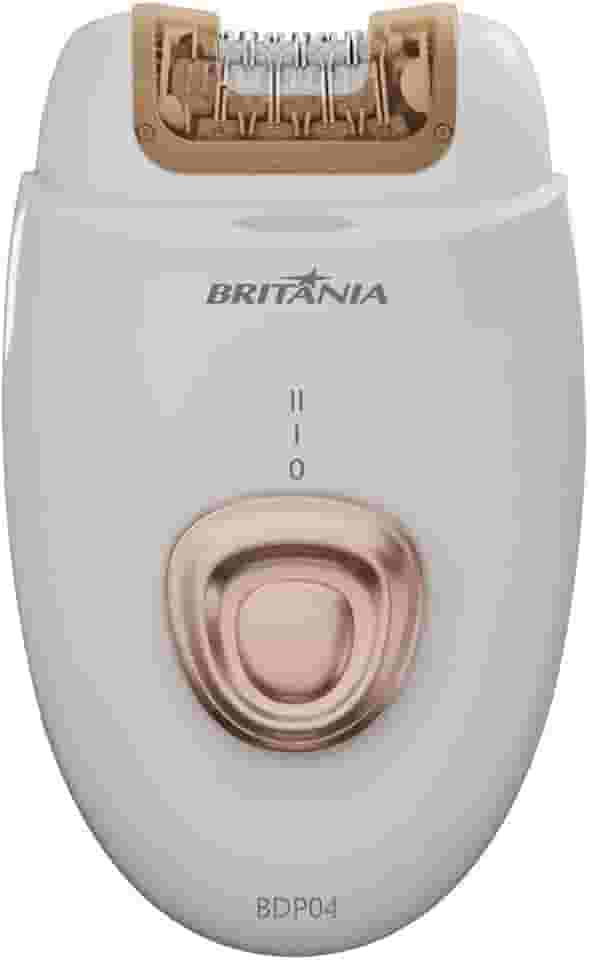 Depilador de Pelos Britânia 4 Acessórios BDP04 5W Branco e rose Bivolt