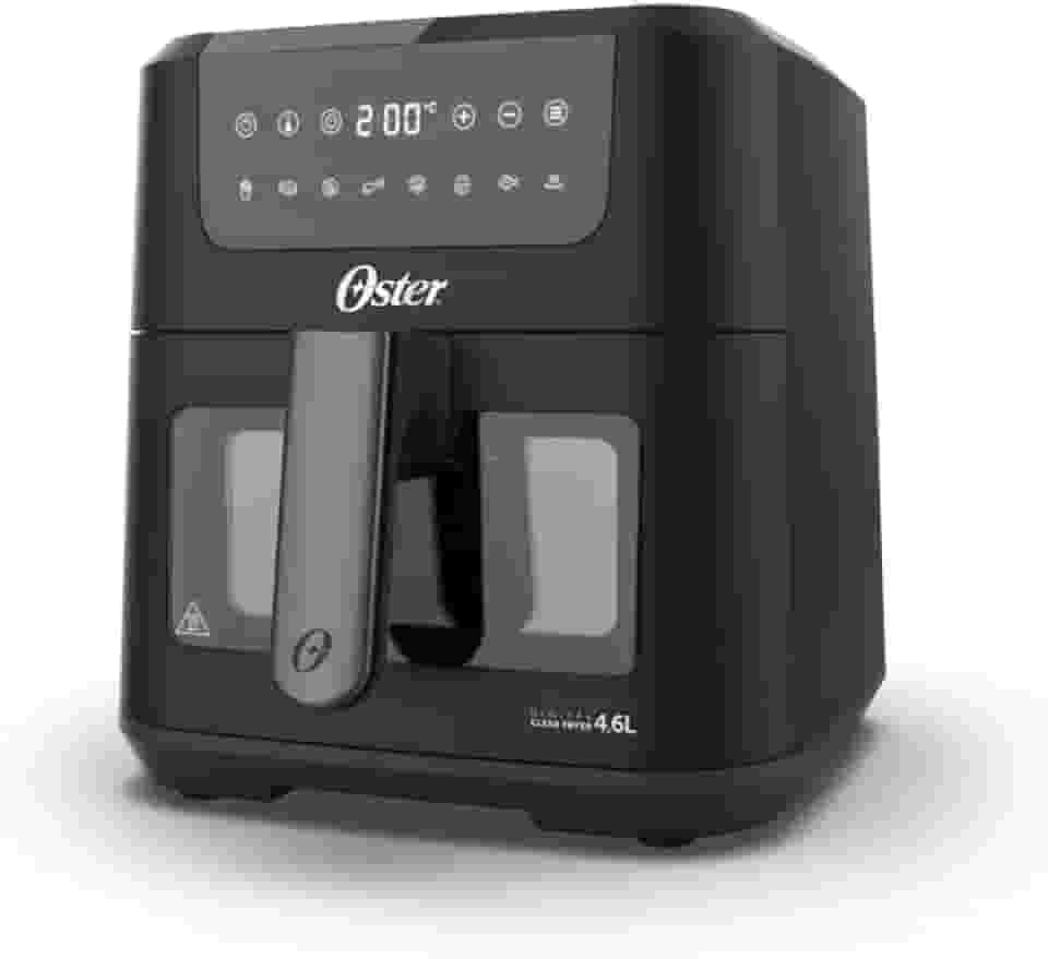 Fritadeira Digital Clear Oster 4,6L com Visor Transparente - 127V