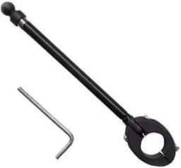 Antena Aparador Corta Linha Pipa Moto Preta Guidão Inox