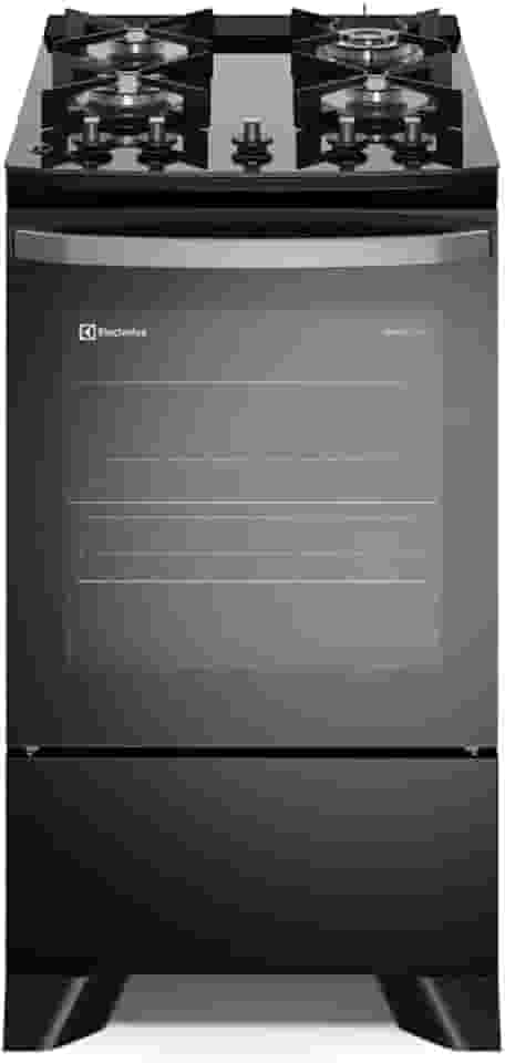 Fogão Electrolux 4 bocas Efficient com PerfectCook Preto (FE4GP) Bivolt