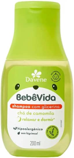 Shampoo Bebê Vida Chá de Camomila 200ml