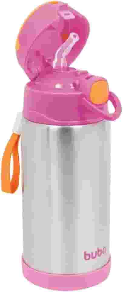 Buba Garrafa Térmica Parede Dupla Rosa 400 Ml