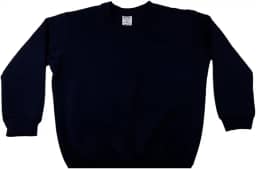 Blusa de Moletom Infantil, Baby Deluxe, Azul Marinho, 6 Anos