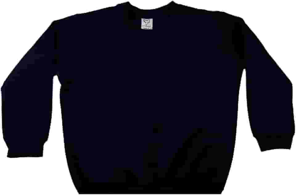 Blusa de Moletom Infantil, Baby Deluxe, Azul Marinho, 6 Anos