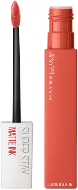 Maybelline SuperStay Matte Ink Batom Líquido Matte Longa Duração 16H com Aplicador Preciso, Não Transfere e Cor Intensa, Acabamento Matte Confortável, Cor 70 Amazonian Nude Amarronzado, 5ml