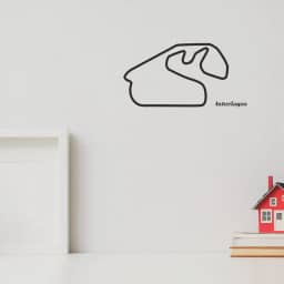 Pista Interlagos - Quadro, Decoração F1 Fórmula 1 - Toque 3d