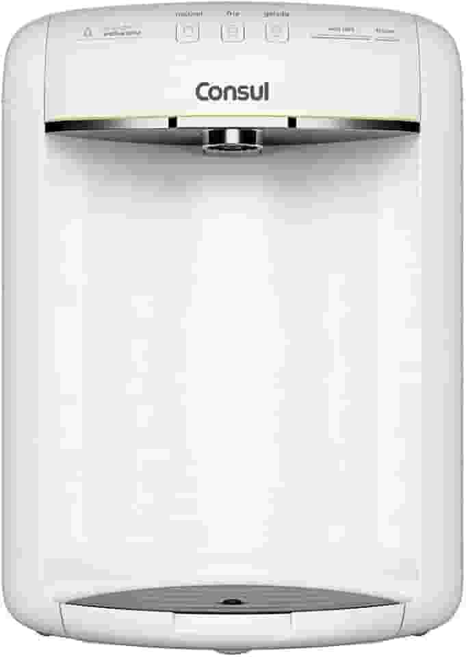 Purificador de Água Consul (CPB36ABA) - 110V - Branco - Alta Capacidade de Refrigeração e 3 Níveis de Temperatura