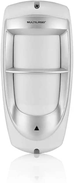 Sensor Infravermelho Duplo Passivo de Movimento com Fio Pet 40Kg Interno Multilaser - SE415