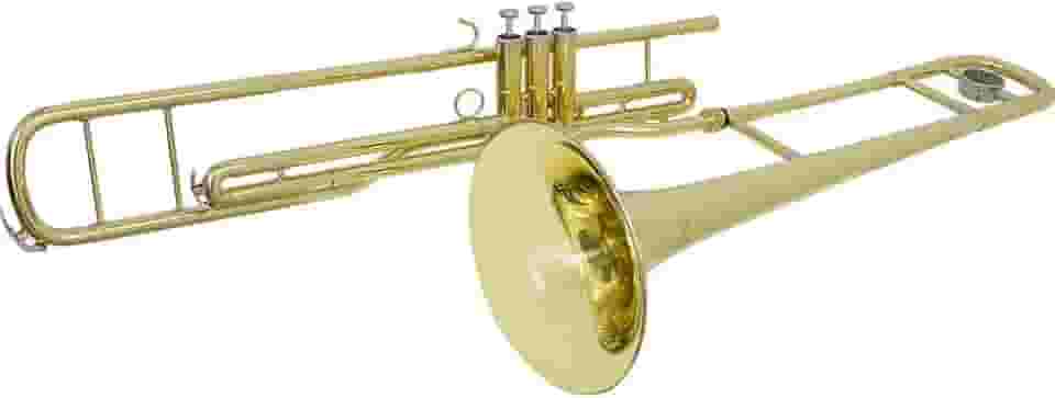Trombone de Pisto Tenor TB 200PD Laqueado Dourado com Case New York