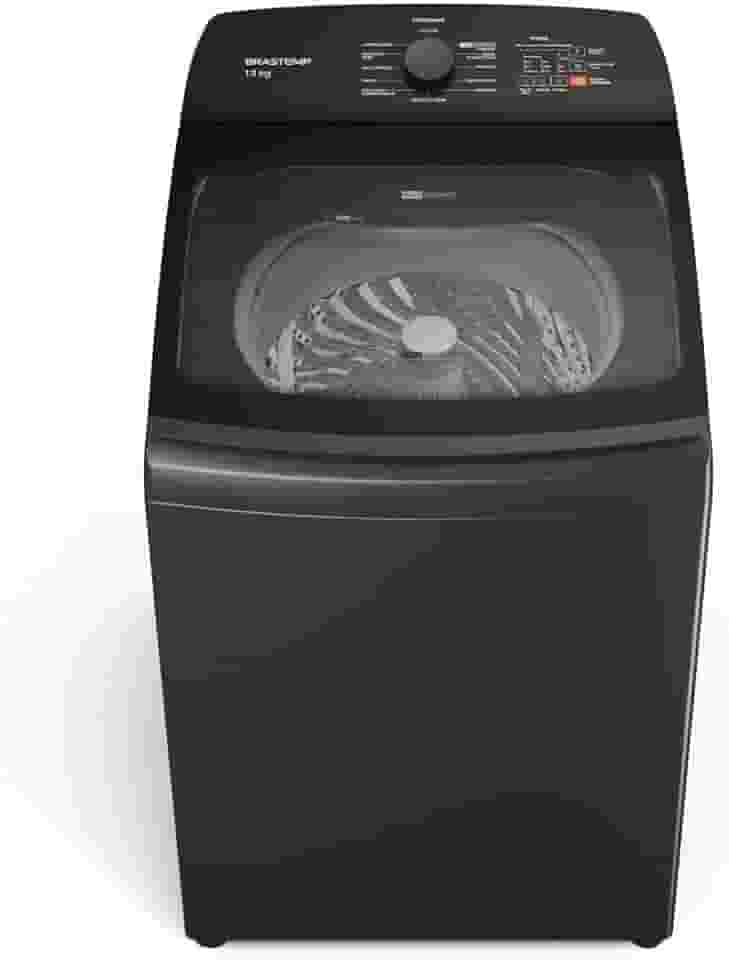 Máquina de Lavar Brastemp 13Kg Cinza Platinum com Ciclo Tira Manchas Advanced e Ciclo Antibolinha - BWK13A9 220V