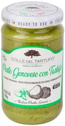 Molho Italiano Pesto Genovese Trufado Colle Del Tartufo 180g