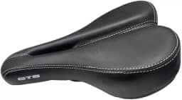 Banco Selim Vazado Gts Biketec Mtb Preto C/carrinho Confort