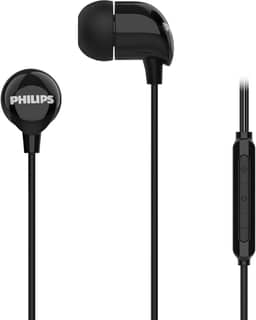 PHILIPS, Fone de Ouvido com Microfone, TAE2146BK/00, Com fio USB-C de 1,2 metros, Intra-auricular, Preto