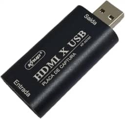 Placa de Captura de Vídeo HDMI USB 4k Para Gravação e Transmissão