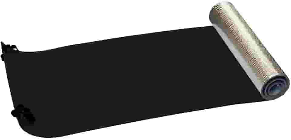 NAUTIKA, Isolante Térmico Aluminizado em Eva para 1 Pessoa, Preto.