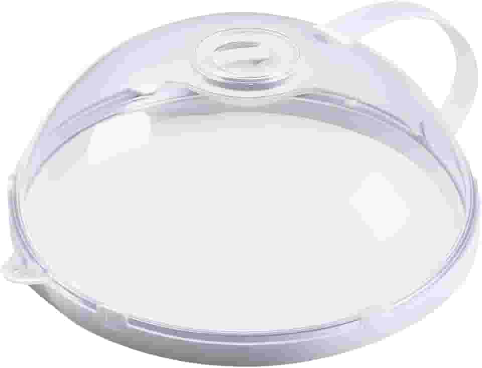 Tampa Microondas Anti-Respingo Com Alça Transparente Anti Sujeira Com Válvula Premium