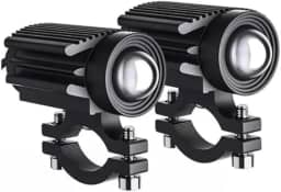 Faróis de Neblina LED para Moto | 10000 Lúmens | 2 Modos | IP67 à Prova d'Água | Instalação Universal