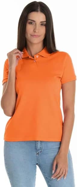 Camisa Polo Piquet Feminina Lisa Gola Polo Loja Mirante
