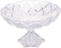 LYOR - Centro de Mesa de Cristal Deli Diamond 32,5cm x 19,5cm