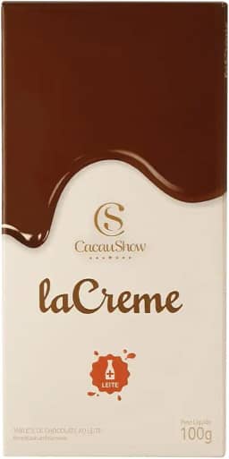 Tablete laCreme ao Leite 100g Cacau Show