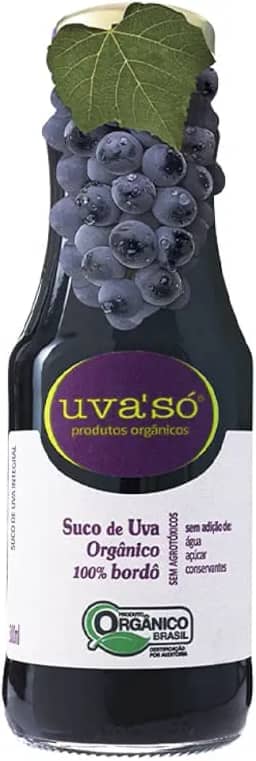 organocita Suco de Uva 100% Bordô Orgânico Uva’Só 300ml