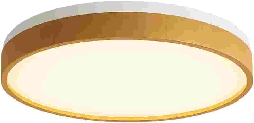 Plafon Luminária LED de Sobrepor Space 38cm com Efeito Estrelado Branco Madeira – Multicolor (Frio, Neutro, Quente) – 30W 2400lm – Para Salas, Quartos, Ambientes Internos