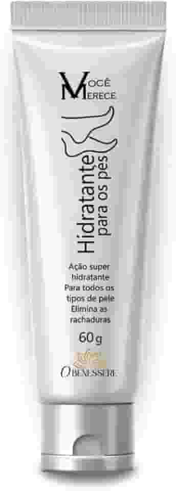 Hidratante para os Pés – Ureia + Ácido Salicílico | Hidratação Intensa e Reparação de Rachaduras | 60g | O Benessere Nutrition