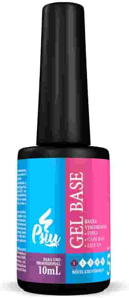 Gel Psiu Capa Base 10ml para unhas com pincel