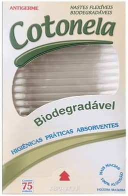 COTONELA Hastes Flexíveis Cotonela Biodegradavel 75 Unid