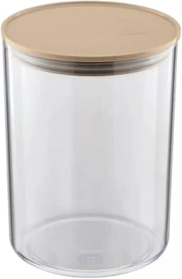 UZ Organizador Hermético Translúcido 1,4 Litros Capuccino