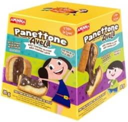 Panettone sem glúten com Creme de Avelã - Show da Luna