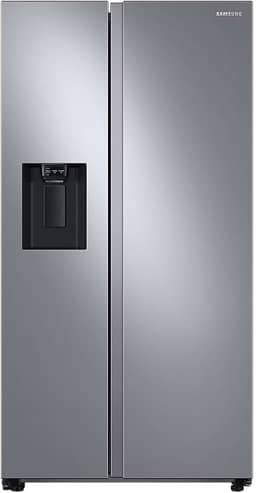 Geladeira Samsung RS60 Side by Side com All Around Cooling e SpaceMax 602L Inox Look 220V