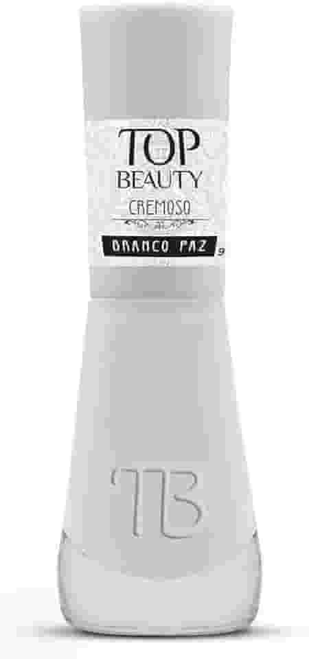 Top Beauty Esmalte New 9Ml Cremoso - 356 - Branco Paz