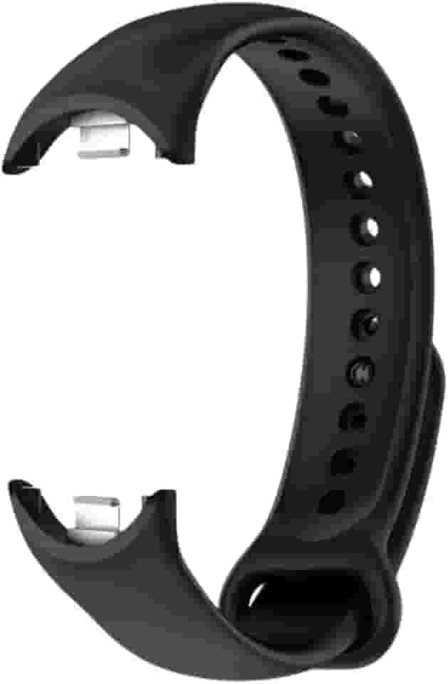Pulseira extra compatível com relógio xiaomi Mi band 10,Mi band 9,Mi band 8 - Cores qualidade premium silicone flexível(Preto Mi band 8/10)