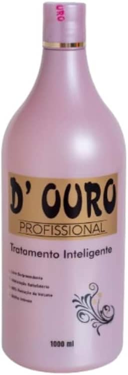 D’Ouro Tratamento Inteligente 1000 ml – redução de volume, realinhamento e hidratação | uso profissional
