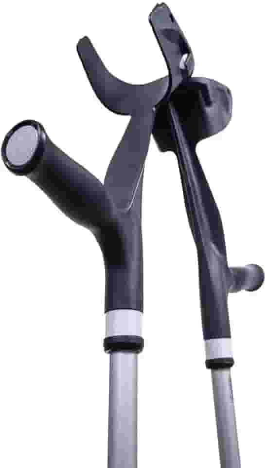 Muleta Canadense Mercur Fixa Preta 1560PR com 1 Par