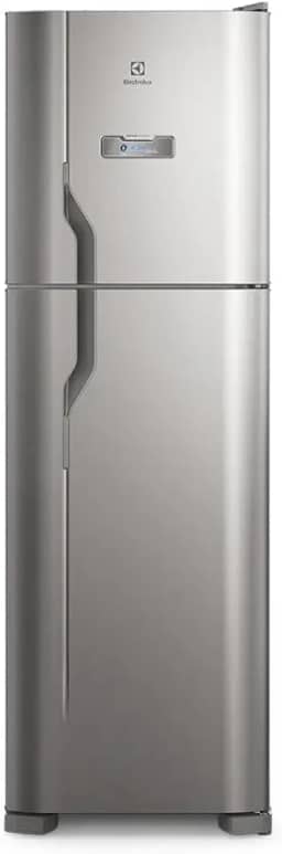 Geladeira Electrolux Frost Free 400L Efficient Turbo Freezer Duplex Inox Look (DFX44) 220 V
