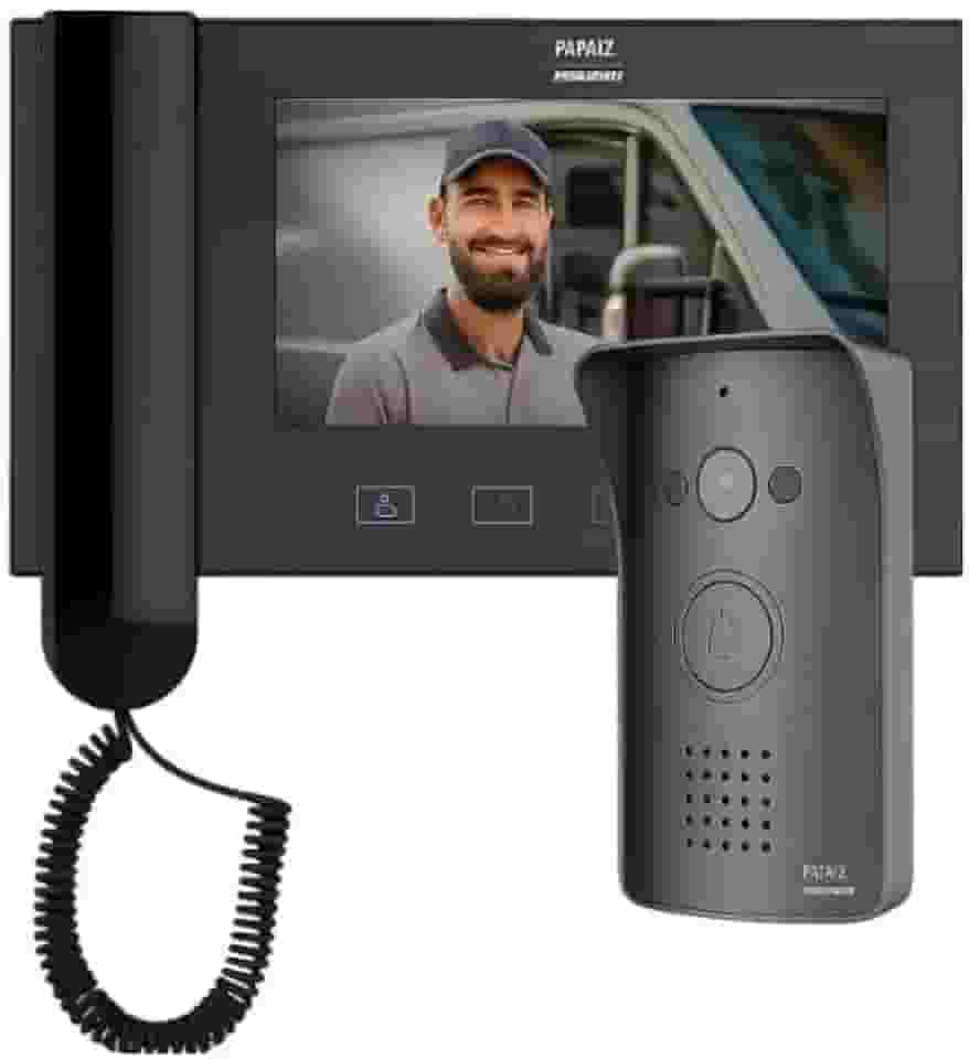 Vídeo Porteiro Residencial IRV7C, IP66, com Módulo Interno e Externo, Tela 7”, Visão Noturna IR