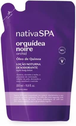 O BOTICARIO NATIVA SPA HIDRATANTE ORQUÍDEA NOIRE REFIL 350ml
