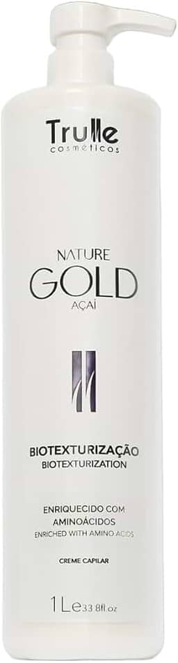 Escova Progressiva Selagem Sem Formol Açaí Gold Trulle Cosméticos 1 Litro