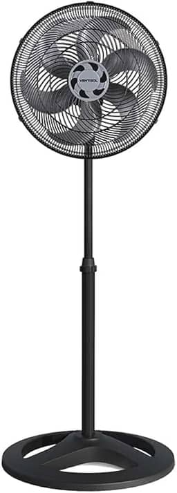 Ventisol Ventilador de Coluna Oscilante, Turbo 6 Pás Premium, Preto, 40cm, 220V