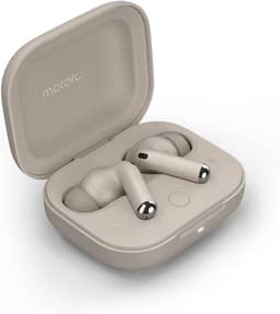 Fone de ouvido Sem Fio Bluetooth Motorola Moto buds+ Sound by Bose Cancelamento de Ruído Ativo - Vanilla