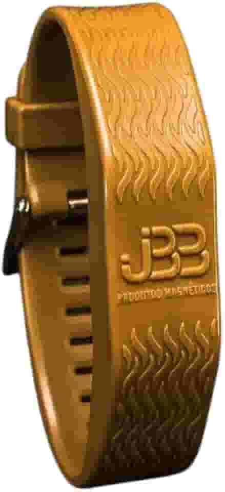 Pulseira Magnetica Bioquantica Slim Evolution Jbb - Saúde (Marron Chocolante)