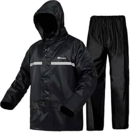Capa de Chuva Motoqueiro Impermeável – Conjunto Completo com Jaqueta e Calça, PVC Reforçado, Ajuste Rápido, Leve e Durável – Ideal para Motociclistas e Ciclistas