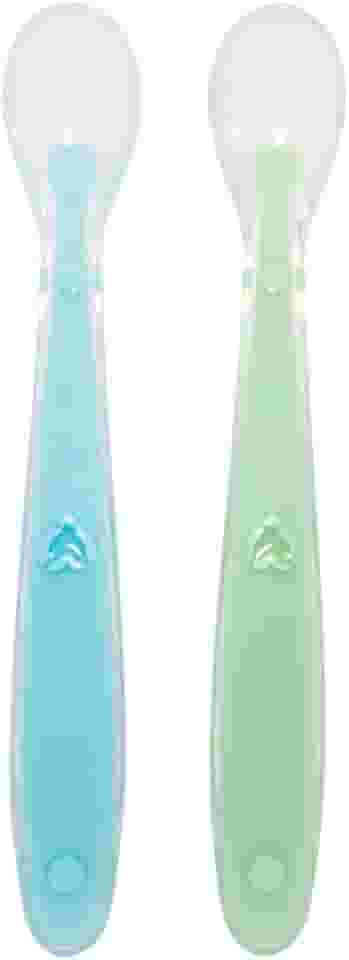 Buba Kit Colher Silicone Azul E Verde